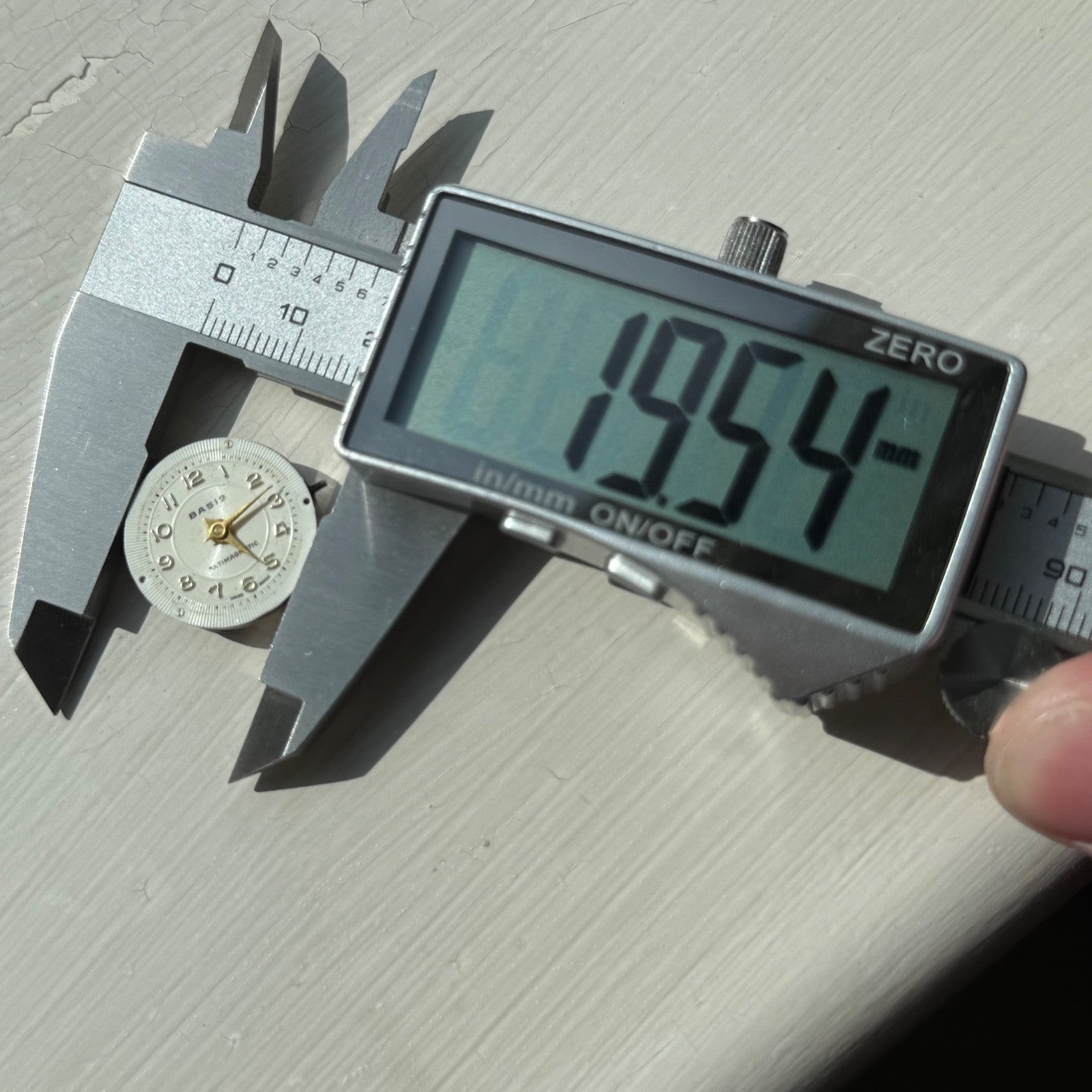 21mm Vintage EB 1570 Basis Antimagnetic Swiss Manual Wind Watch PARTS / REPAIR