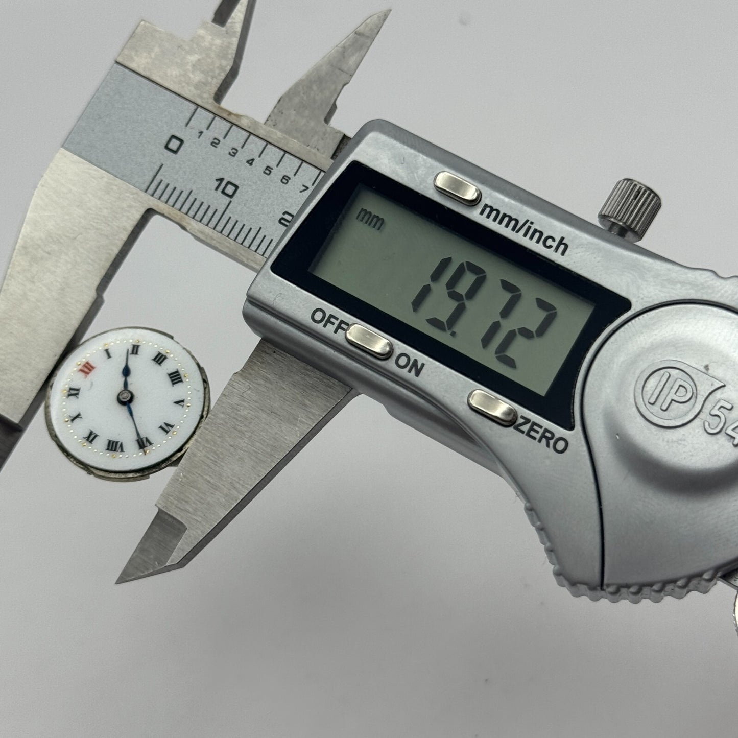 19.6mm 15 Jewels Roman Numerals Trench Watch Movement Manual Wind PARTS SPARES