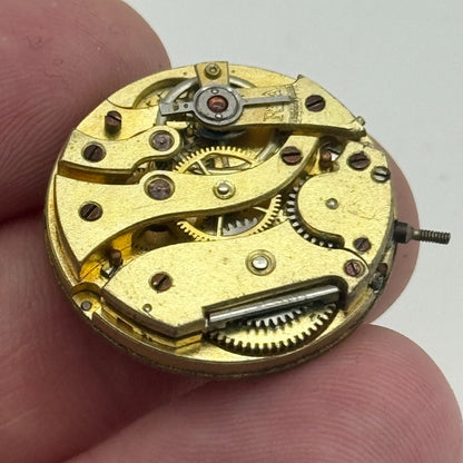 24.1mm Unidentified High Grade Manual Wind Watch Movement Vintage PARTS REPAIR