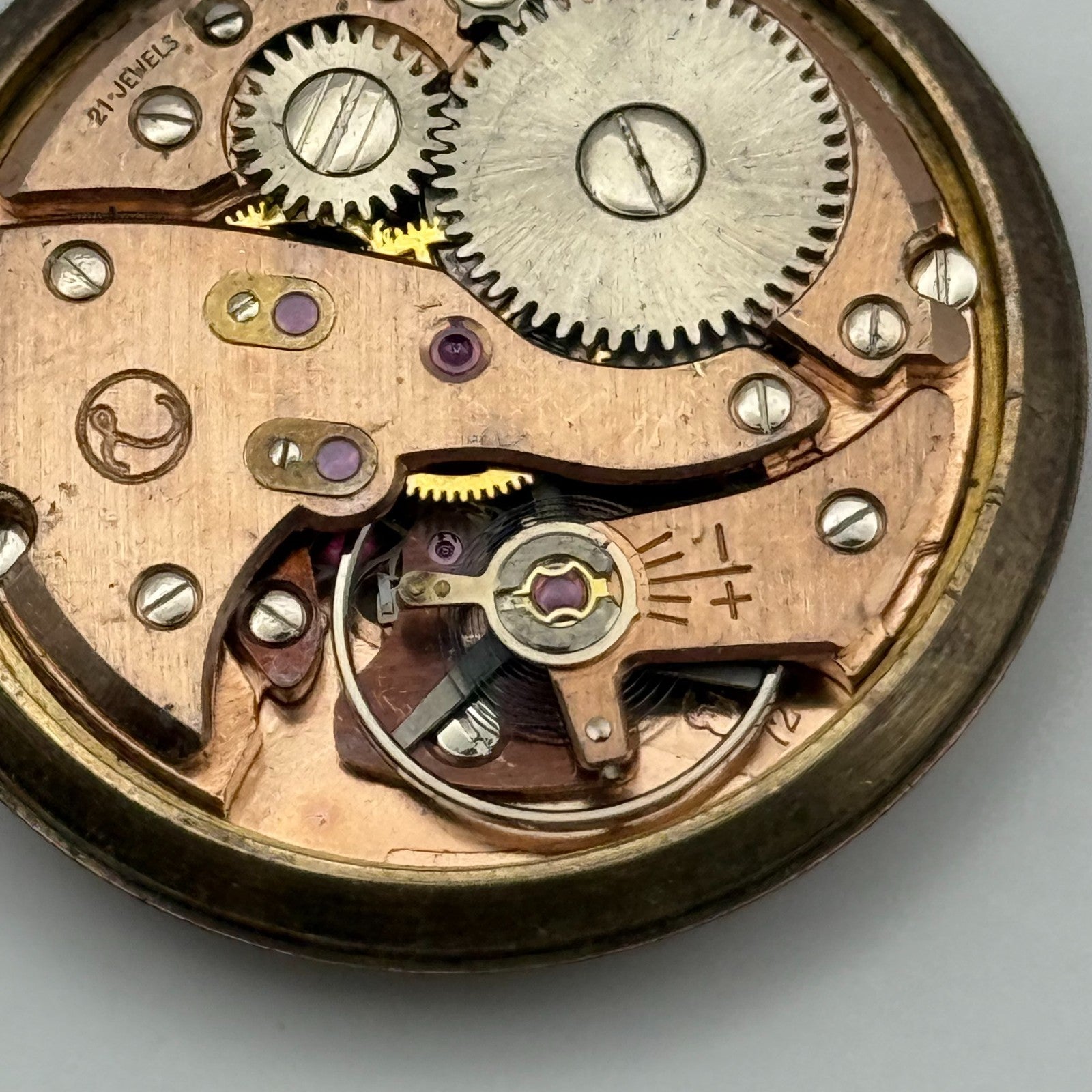 FHF 72 Watch Movement Excalibur Manual Wind Vintage Swiss Parts Repair 31mm