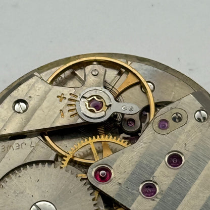 ETA 1120 Watch Movement Garrard Manual Wind Vintage Swiss Parts Repair 26.6mm