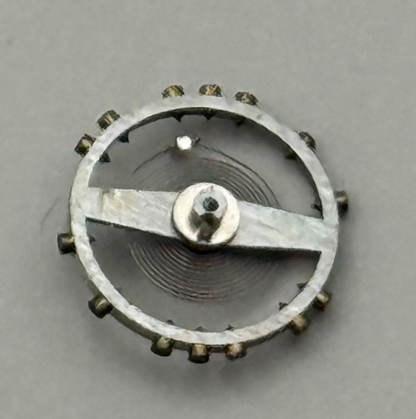 AS 1051 Balance Wheel Complete And Spring 5¼’’’ 34 M Watch Movement Parts NOS