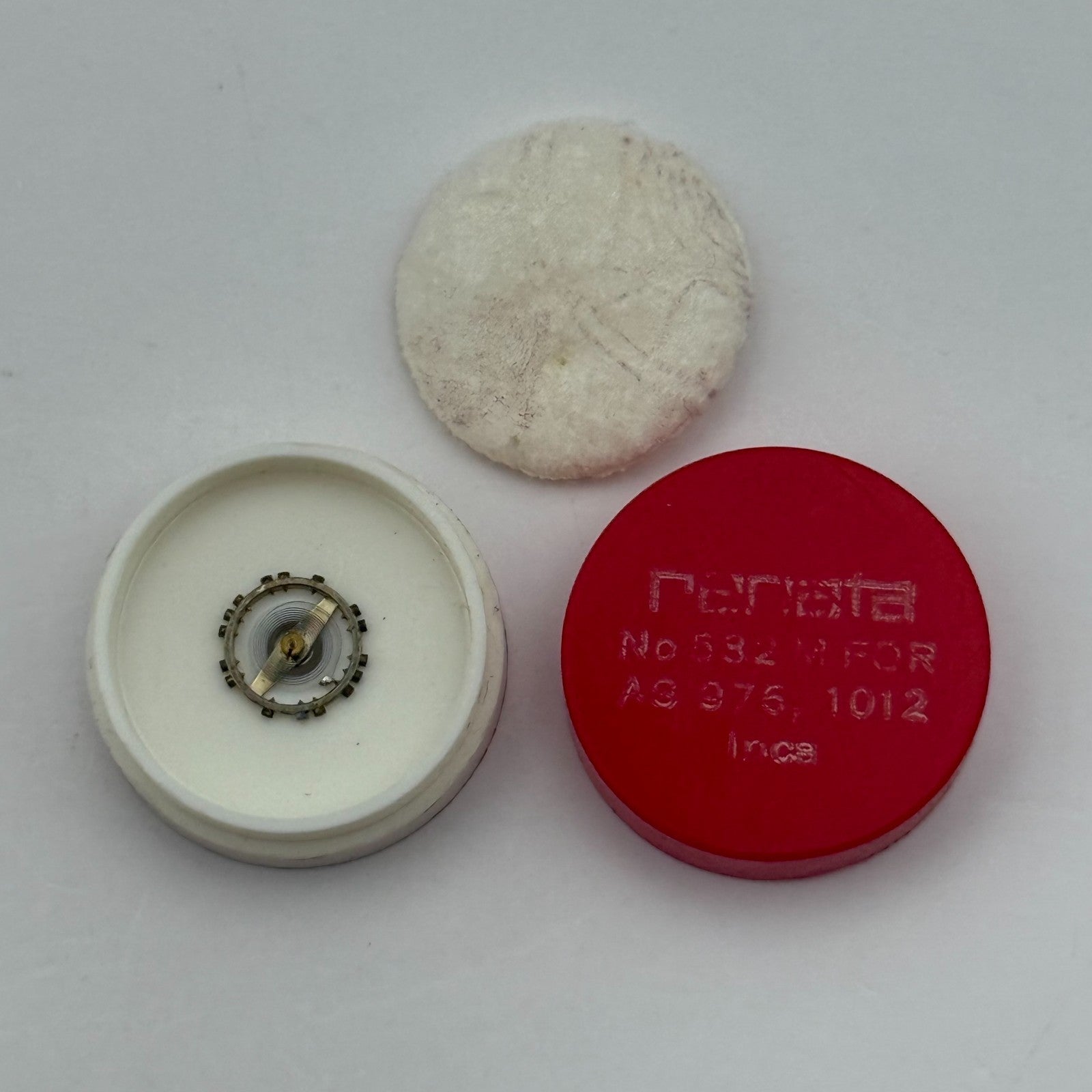 AS 976 1012 Balance Wheel Complete And Spring  532 M Watch Movement Parts NOS