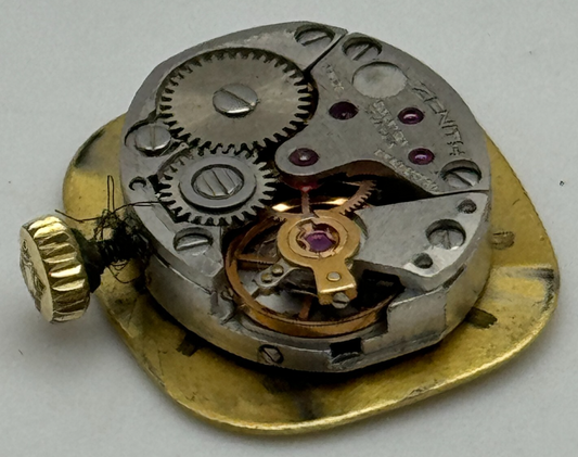 12.9mm Ladies Zenith Cal 16.5 Manual Wind Watch Movement Swiss Vintage PARTS