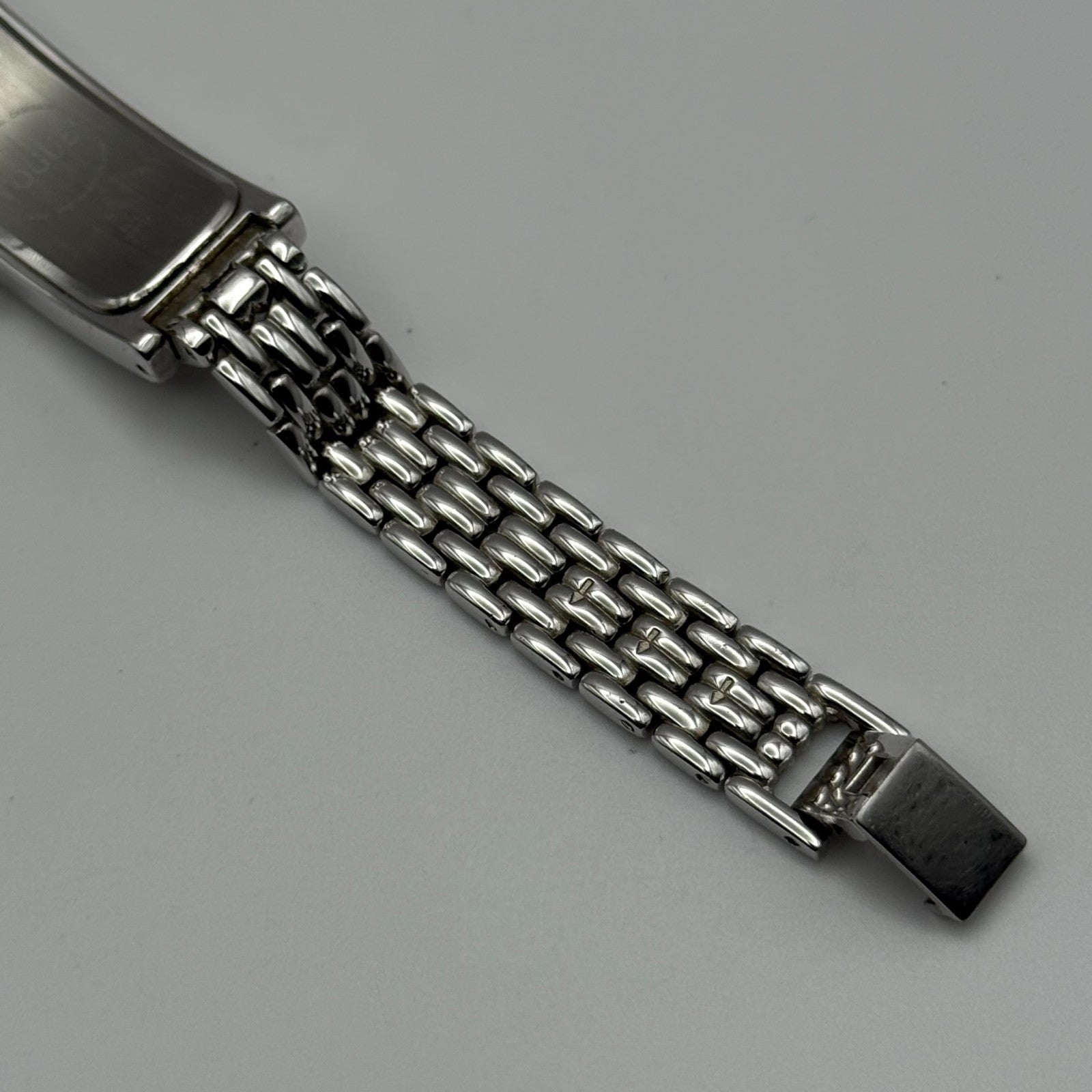 Vogue Ladies Quartz Watch Rectangular Silver Tone Bracelet 16mm PARTS REPAIR