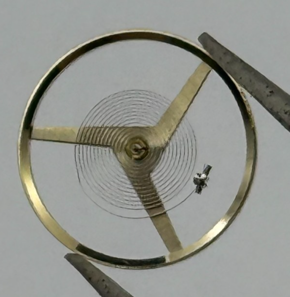 AS 1900 1906 Balance Wheel Complete And Spring 1577 M Watch Movement Parts NOS