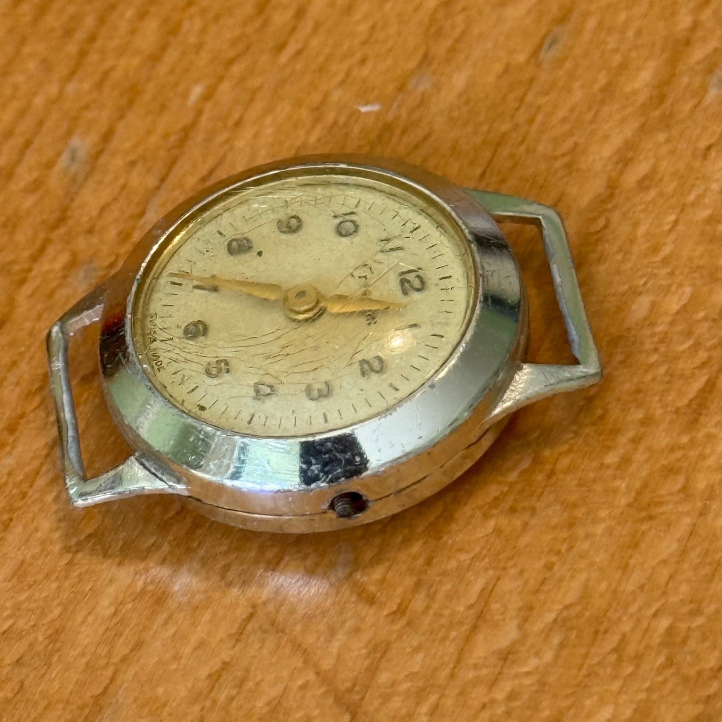 21mm Vintage Crescent Swiss 5 Jewels Ladies Manual Wind Watch PARTS / REPAIR