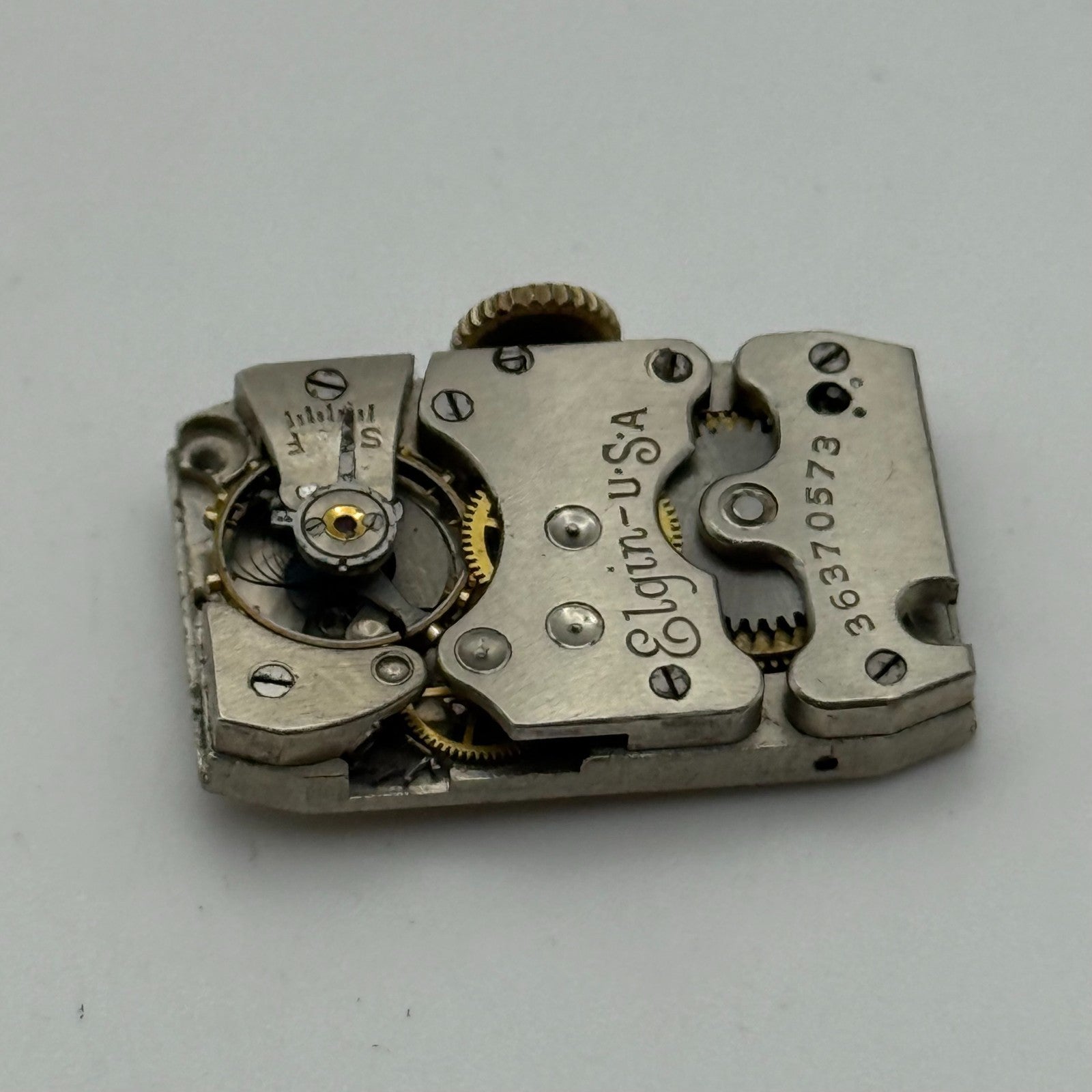 1937 Vintage 18/0s Elgin 488 Model 1 American Watch Movement PARTS REPAIR SPARES