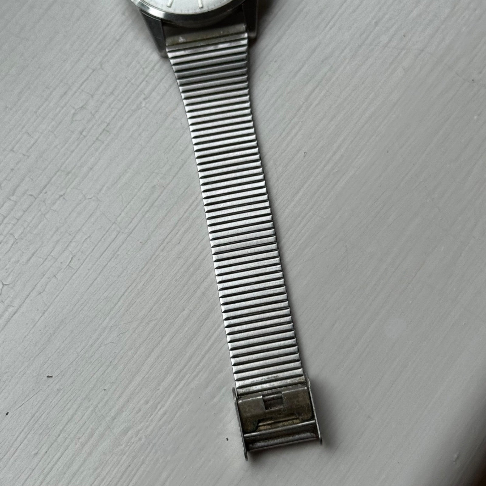 Men's Vintage Seiko Full AutoWinding Watch Diashock Bracelet 36mm Japan Running