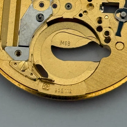 ETA 955.112 Quartz Watch Movement 7 Jewels Swiss Vintage Parts Repair 26.1mm