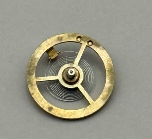 Kasper 200 Balance Wheel Complete And Spring 5¼’’ Watch Movement Parts NOS 