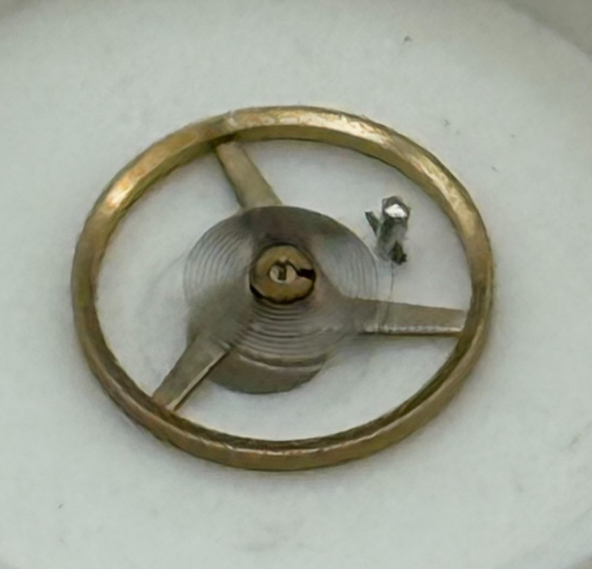 Felsa 4020 4025 Balance Wheel Complete And Spring 7¾’’’ Watch Movement Parts