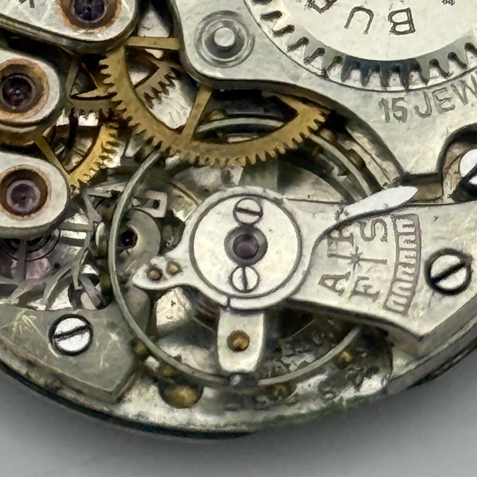 Buren Grand Prix 48 237 Watch Movement Manual Wind Vintage Parts Repair 23.6mm