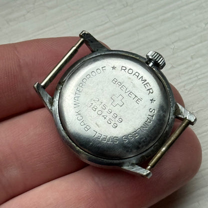 Vintage Roamer Shockproof Watch Brevete 215999 180459 Sub Secs Watch To Restore