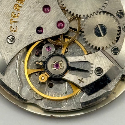 Eterna 1475K Watch Movement Garrard Manual Wind Vintage Swiss Parts 27.8mm
