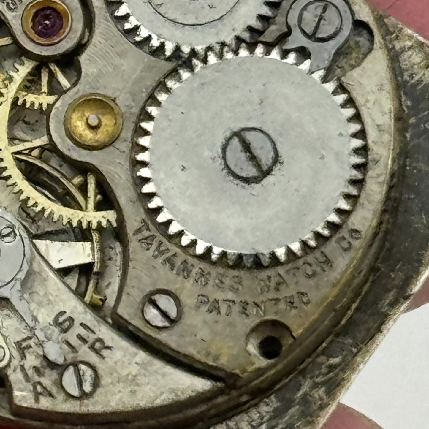 23.6mm Cyma Ref 010 Tavannes Manual Wind 15 Jewels Watch Movement Vintage PARTS