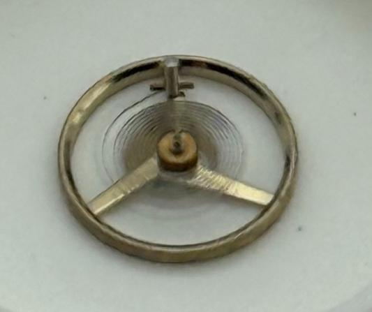 FHF 59-21 Balance Wheel Complete And Spring  1353 Watch Movement Parts NOS