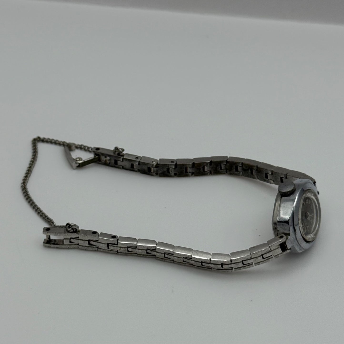 17mm Vintage Ross 17 Jewels Stainless Swissl Manual Wind Watch PARTS / REPAIR