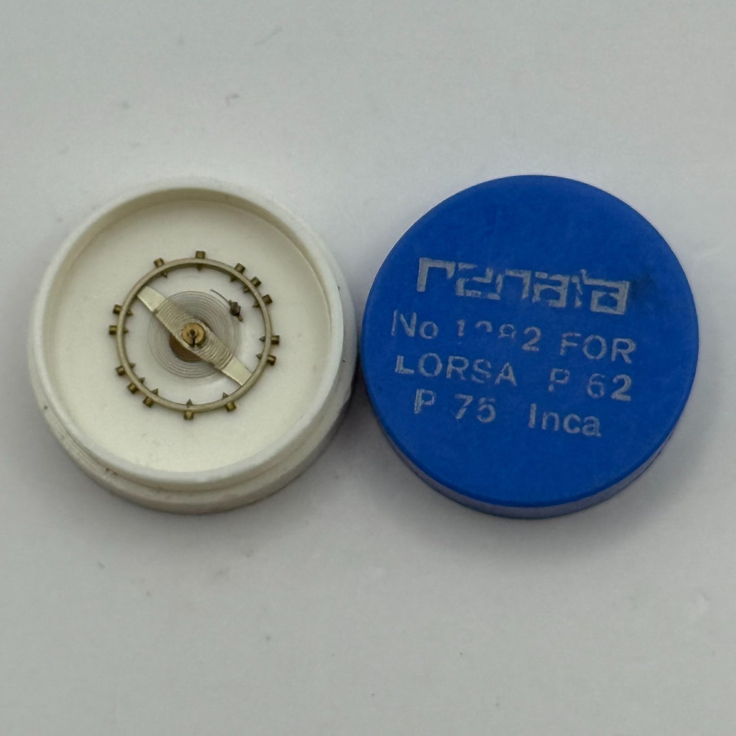 Lorsa P 62 P 75 Balance Wheel Complete And Spring Inca Watch Movement Parts 