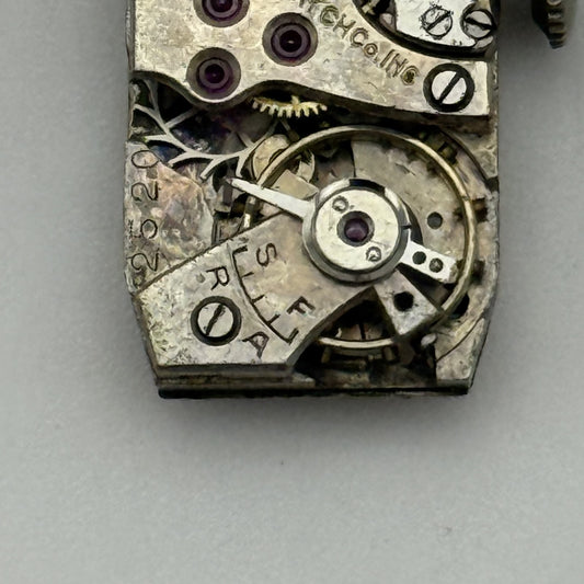 11mm Vintage Gotham UDCW 2520 Manual Wind Watch Movement PARTS REPAIR