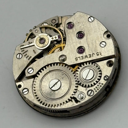 AS 1002 984 Watch Movement Minster Manual Wind Vintage Swiss Parts Repair 24mm