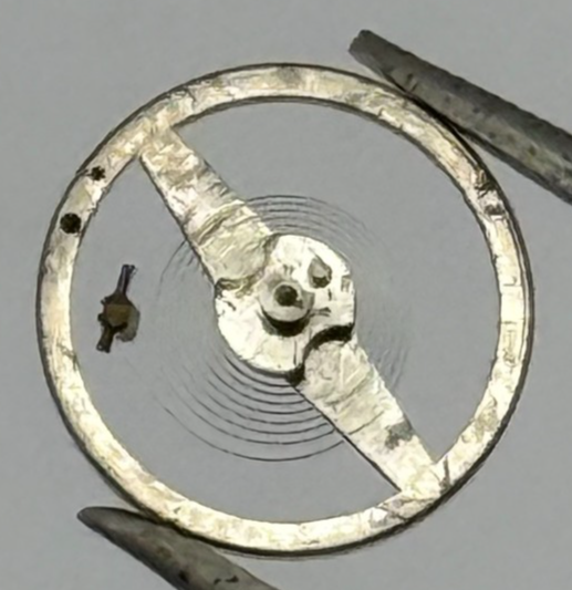 Oris 380 Balance Wheel Complete And Spring 6 3/4-8''' Watch Movement Parts 