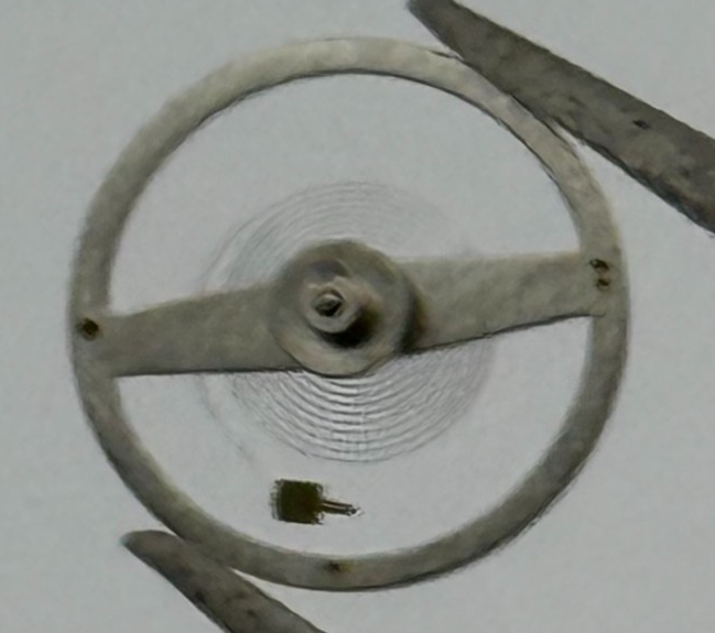 Ebosa 52 Balance Wheel Complete And Spring  5¼’’’ 130 Watch Movement Parts NOS