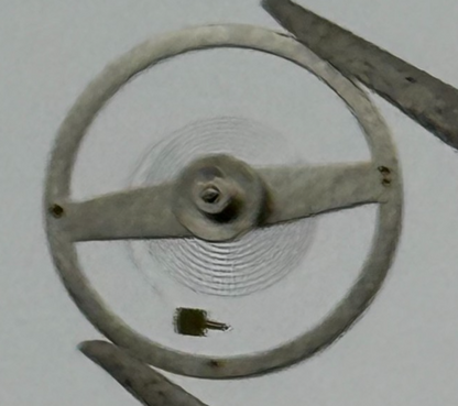 Ebosa 52 Balance Wheel Complete And Spring  5¼’’’ 130 Watch Movement Parts NOS