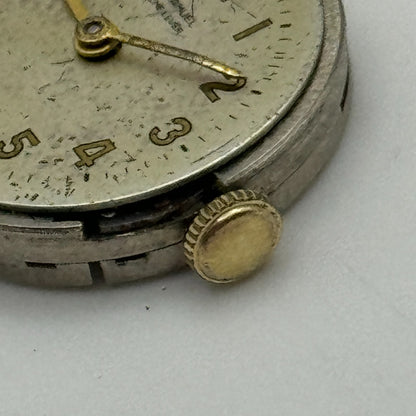 19.7mm H Samuel Acme Lever Cal 357 Manual Wind Swiss Watch Movement PARTS REPAIR