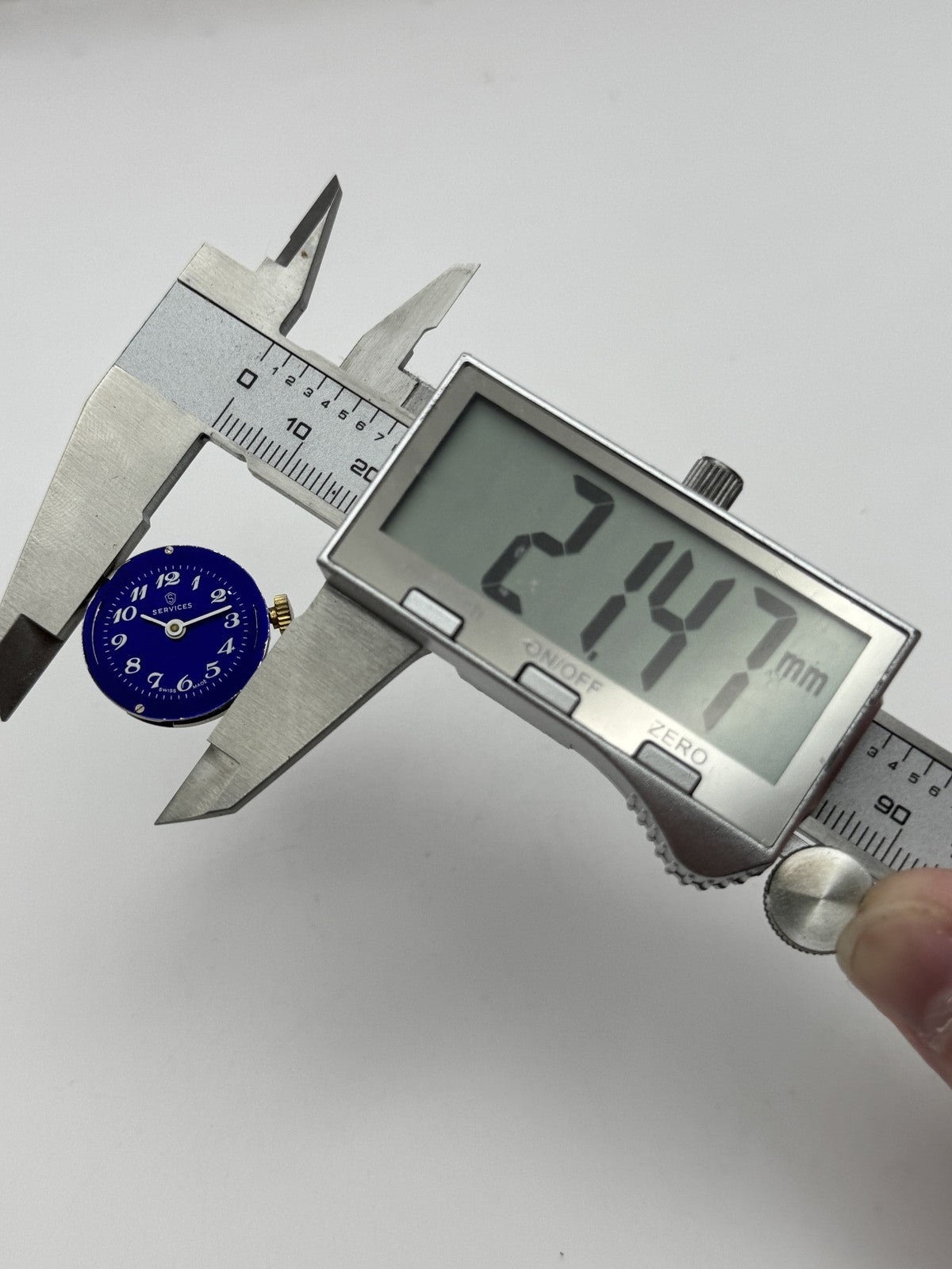 21.4mm Vintage Services Brac 2100 Manual Wind Swiss Watch Movement PARTS REPAIR