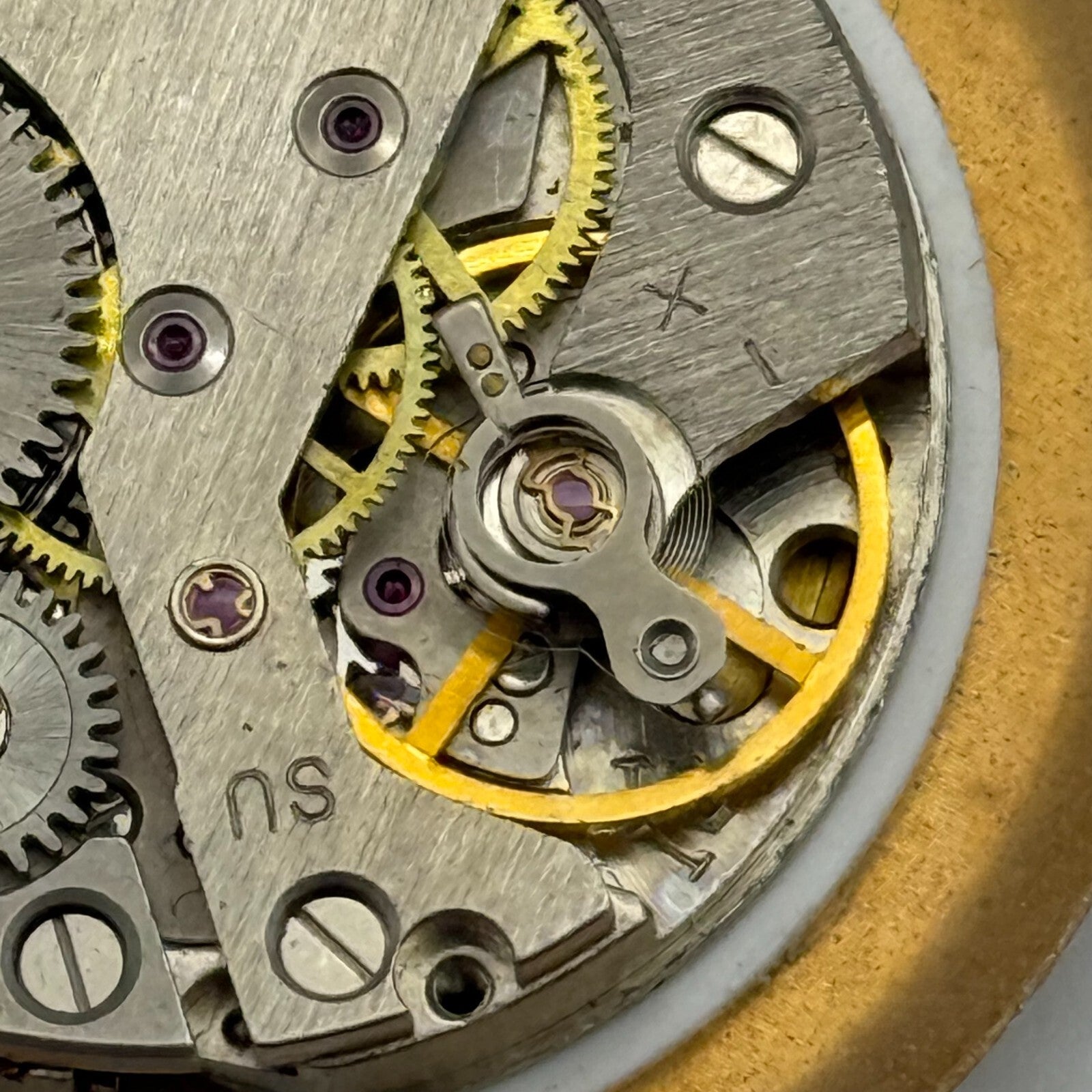 25.9mm Vintage Sekonda 2614.H Soviet USSR Manual Wind Watch Movement PART REPAIR