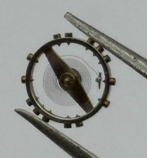 AS 976 1012 Balance Wheel Complete And Spring Inca 532 M Watch Movement Parts
