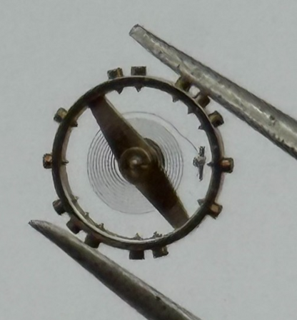 AS 976 1012 Balance Wheel Complete And Spring Inca 532 M Watch Movement Parts