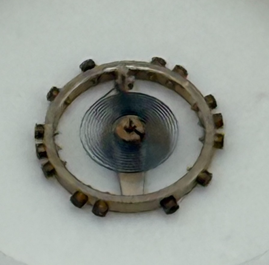 AS 976 1012 Balance Wheel Complete And Spring  532 M Watch Movement Parts NOS