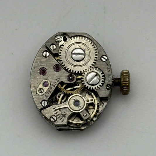 12.8mm Vintage Omer AS 1012 Manual Wind Swiss Watch Movement PARTS REPAIR