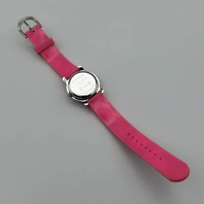 Citron Kids Quartz Watch Unicorn Print Strap Pink Dial Working 27mm New Battery