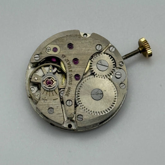 Felsa 783 Watch Movement Running Manual Wind Vintage For Parts Or Repair 19.6mm
