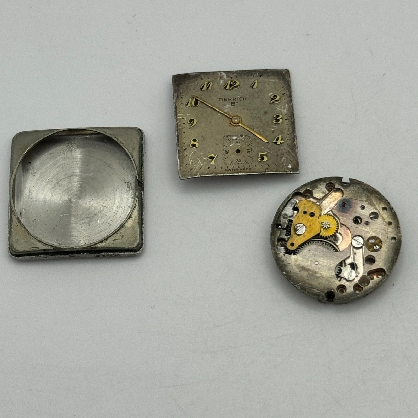 24mm Derrick Arogno A 120 Balance Ok Manual Wind Swiss Watch Movement PARTS