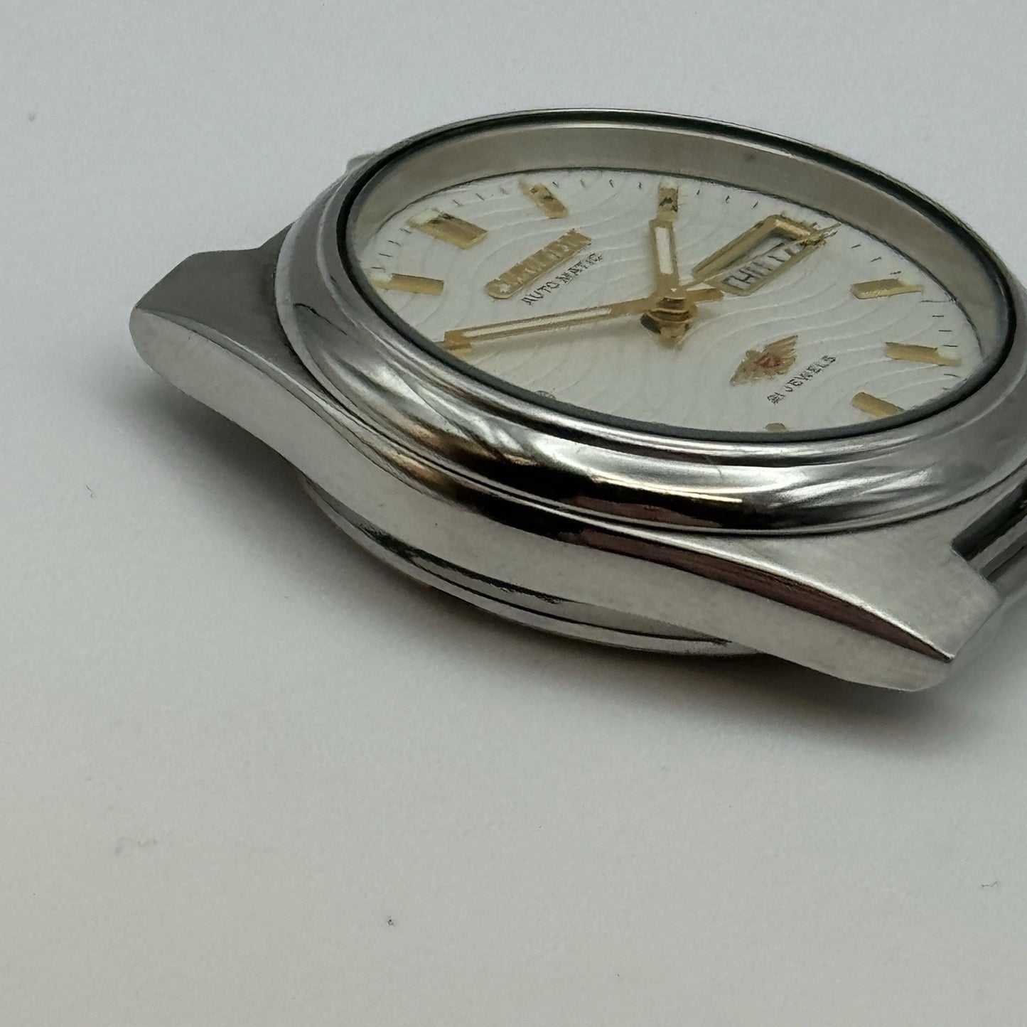 35mm Citizen 8200 Eagle 7 Automatic 4-R35314 Vintage Watch To Restore Arabic