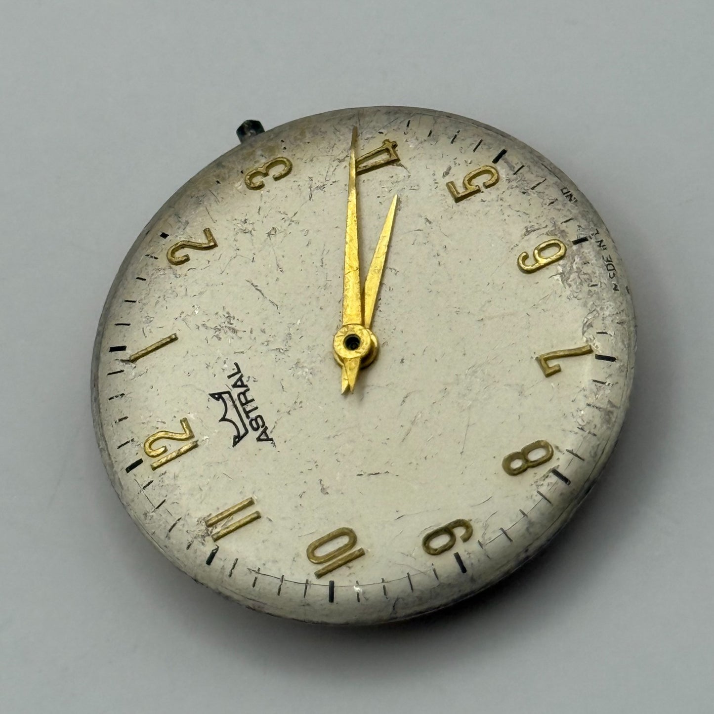 Smiths Astral 66 60466E Hacking Watch Movement Manual Wind Vintage Parts Repair