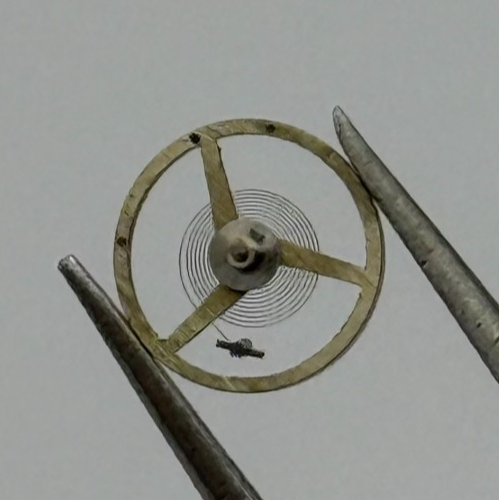 AS 976 1012 Inca Balance Wheel Complete And Spring 532 Watch Movement Parts NOS