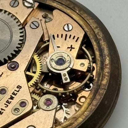 AS 1002 984 Watch Movement Running Accurist Manual Wind Vintage Parts 29.8mm