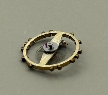 Derby 40 Balance Wheel Complete And Spring  8¾’’’102 M Watch Movement Parts NOS
