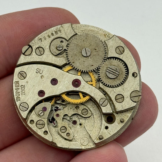 36.5mm Sekonda 3602 SU 18 Kahmen Vintage Soviet Pocket Watch Movement PARTS