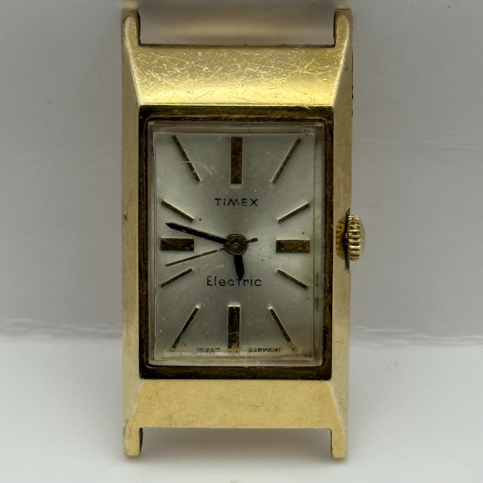 Timex Electric Ladies Quartz Watch 10k Rolled Gold Plated 18mm UNTESTED PARTS