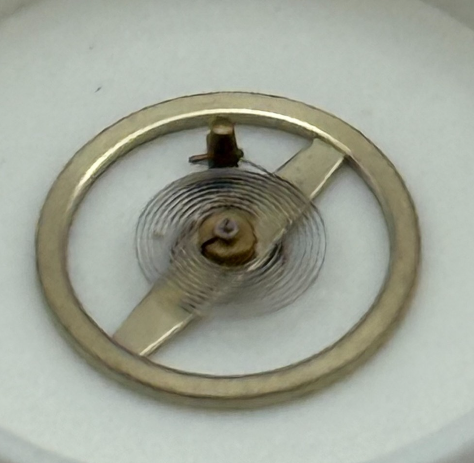 Amida 352 Balance Wheel Complete And Spring  8¾’’’ 874 Watch Movement Parts NOS