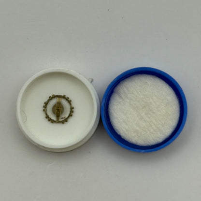 Femga 45 Balance Wheel Complete And Spring 5 1/2''' 1005 M Watch Movement Parts 