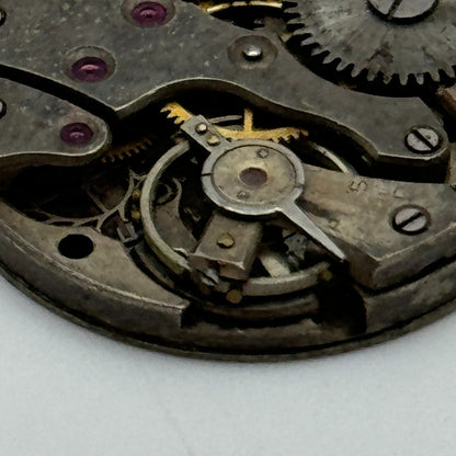 23.6mm Unidentified 15 Jewels Swiss Vintage Manual Wind Watch Movement PARTS