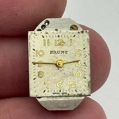 12.7mm Ladies Baume 17 Jewels Swiss Manual Wind Watch Movement Vintage PARTS