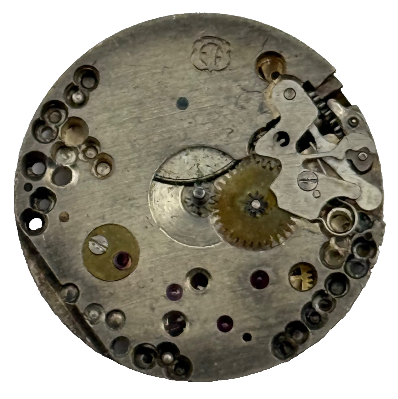 ETA 790 Watch Movement Manual Wind Vintage Swiss Incomplete Parts Repair 19.7mm